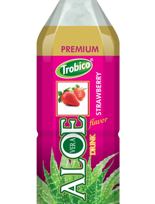 500ml Aloe vera drink strawberry flavor